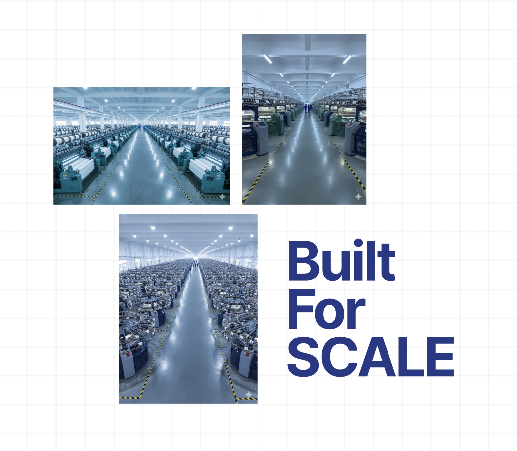 H Power Textile factory exterior in Hangzhou, China